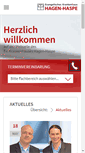 Mobile Screenshot of evk-haspe.de